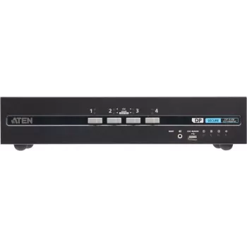 ATEN 4-portowy bezpieczny przełącznik KVM z podwójnym DisplayPort, obsługą CAC, certyfikowany NIAP PP v4.0 (CS1144DP4C)