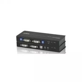 ATEN CE604-AT-G Przedłużacz KVM - 2x DVI, Audio, USB, RS-232, 60m