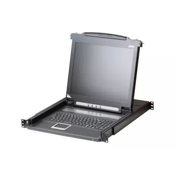 ATEN CL1000M-ATA-DNG 17 cali Konsola wysuwana LCD z USB KVM, 1U do szafy rack