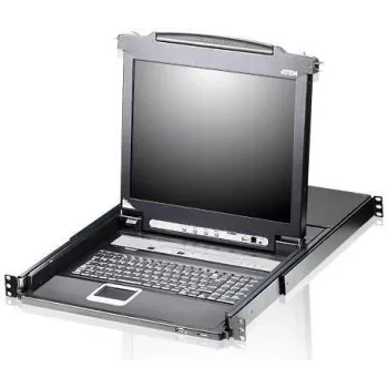 ATEN CL5708M-IT 8-portowy przełącznik KVMP z ekranem LCD 17 inch i włoską klawiaturą