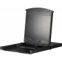 ATEN KL1508AiM CH 8-portowy 17-calowy przełącznik KVM over IP LCD Cat5e/6 (dwuszynowy, klawiatura szwajcarska)