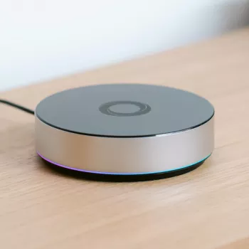 Athom Homey Bridge Smart Home Controller - Zigbee, Z-Wave, Bluetooth, Wi-Fi - Czarny/Srebrny