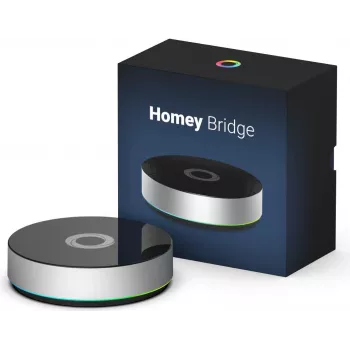 Athom Homey Bridge Smart Home Controller - Zigbee, Z-Wave, Bluetooth, Wi-Fi - Czarny/Srebrny