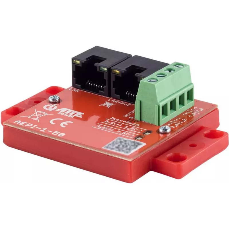 ATTE AEPI-1-50 Pasywny adapter PoE 1-kanałowy 10/100/1000 Mbps Gigabit Ethernet