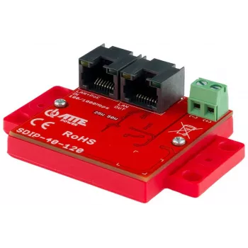 ATTE SDIP-40-120 PoE Zasilacz, 48W, 40V DC, 10/100 Mbps