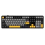 Klawiatura AULA F108 Gray+Orange+Deep Gray z przełącznikami Volcano RGB i montażem gasket