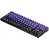 Klawiatura mechaniczna AULA Gasket F87 Pro Black Purple GrayWoodV4 RGB