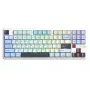 Klawiatura mechaniczna AULA Gasket F87 Pro V2 Glacier Blue Star Vector RGB