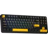 Klawiatura AULA Gasket F87 Thunder Black GrayWood RGB