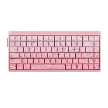 AULA HERO84 HE Różowy gradientowy kontur Dragon King RGB Gasket mechaniczna klawiatura