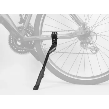 Author AKS-630 RS Regulowana nóżka rowerowa zaciskowa do e-bike 24-29 cali, czarna