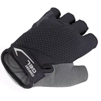 AUTHOR Męskie krótkie rękawiczki rowerowe Comfort Gel X24 XL - Czarno-szare