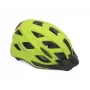 Author Pulse LED X8 kask rowerowy młodzieżowy z lampką LED, żółty, 52-58 cm