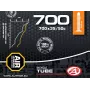 Author Tube AT-CROSS-700C Wide FV48 700x35/50C (Czarny) - Dętka butylowa z zaworem Presta 48 mm