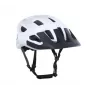 Kask rowerowy Author Vento InMold LED USB 55-58 cm Srebrny/Biały