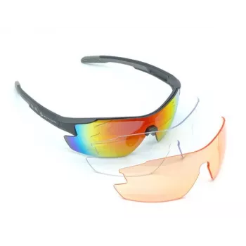 Author Vision LX S!BRIGHT Orange 65 & BlueRevo 13 Okulary sportowe (szaro-matowe)