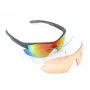 Author Vision LX S!BRIGHT Orange 65 & BlueRevo 13 Okulary sportowe (szaro-matowe)