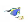 Okulary sportowe Author ZX8 S!BRIGHT Orange 65 i BlueRevo 13 (Yellow-Neon/Green)