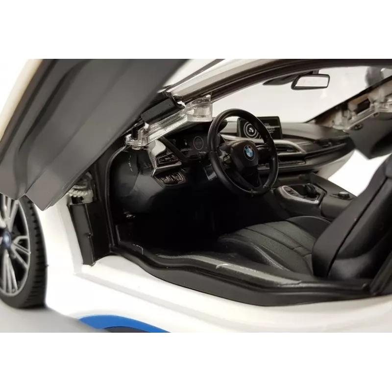 Auto R/C BMW i8 Rastar 1:14 White Automatic Doors