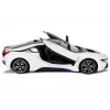Auto R/C BMW i8 Rastar 1:14 White Automatic Doors