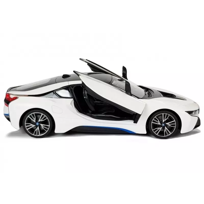 Auto R/C BMW i8 Rastar 1:14 White Automatic Doors