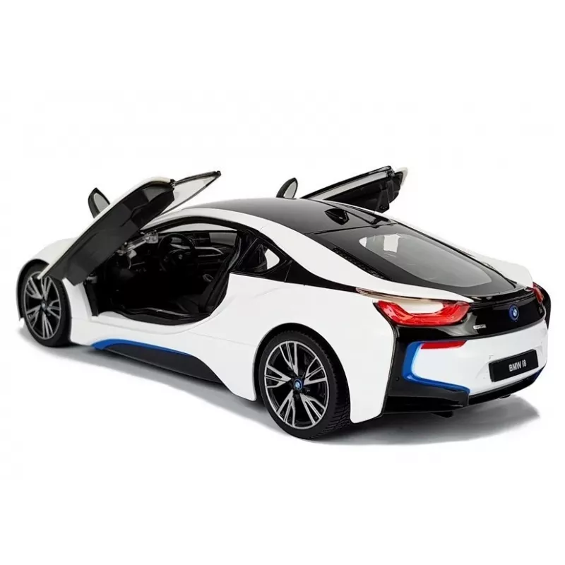 Auto R/C BMW i8 Rastar 1:14 White Automatic Doors