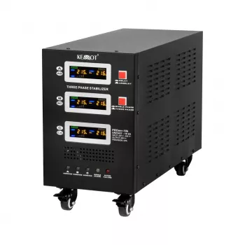 Automatyczny trójfazowy stabilizator napięcia KEMOT PROavr-10k 10 kVA
