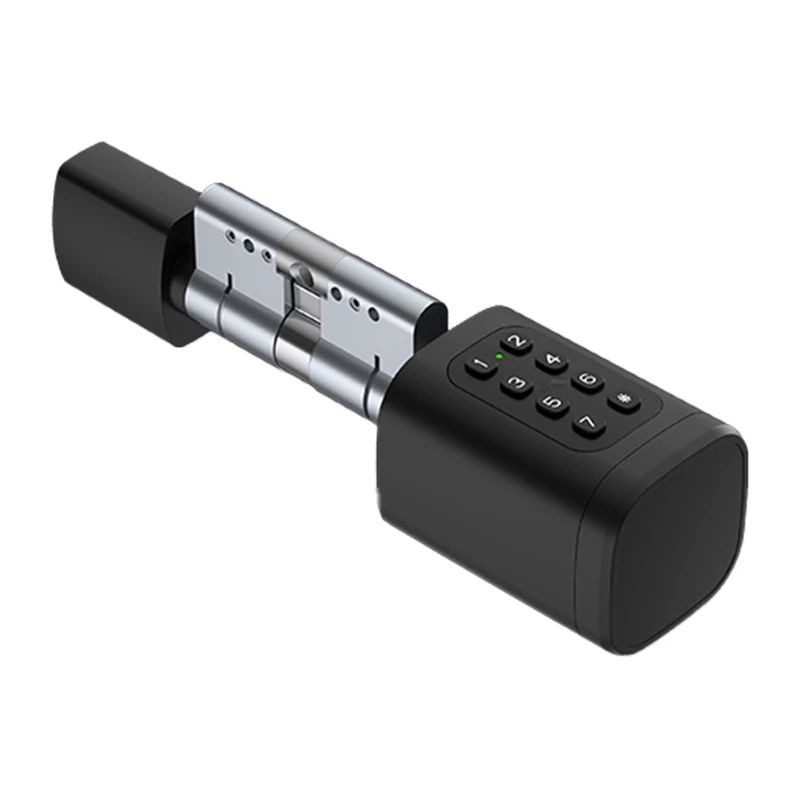 AVATTO SDL-V1-B60 Inteligentny wkładka zamka, 60mm, Odcisk palca, Bluetooth, Zigbee, Czarny