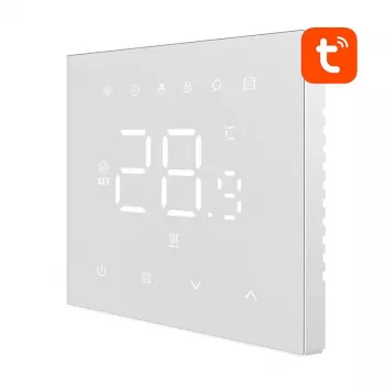 AVATTO WT410-16A-W Smart WiFi Termostat do Elektrycznego Ogrzewania Podłogowego, 16A, Biały