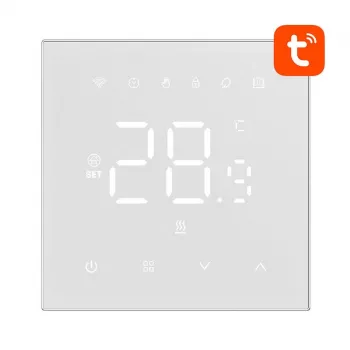 AVATTO WT410-16A-W Smart WiFi Termostat do Elektrycznego Ogrzewania Podłogowego, 16A, Biały