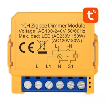 AVATTO ZDMS16-1 ZigBee Smart Socket Switch, TUYA Compatible