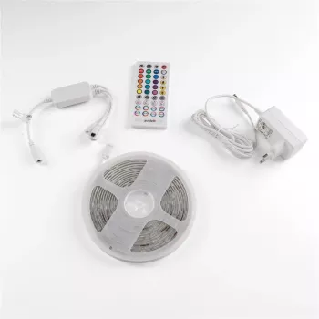 Avide Taśma LED Blister 12V 16W RGB 5m z pilotem IR