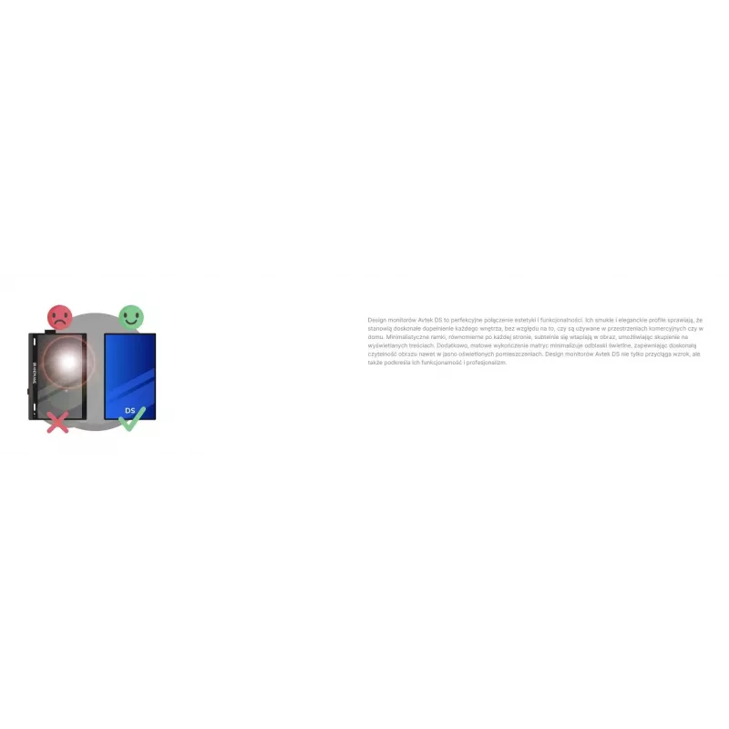 AVTEK DS2 65 65-calowy 4K UHD wyświetlacz digital signage