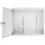 AWO-DVR-2 Stalowa obudowa ścienna do rejestratorów DVR/NVR, 430 x 380 x 115 mm, szara (RAL 7035), z zamkiem na klucz, IP20