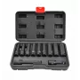 AWTOOLS 1/2 cala Napęd Głębokie gniazdo udarowe zestaw 11-częściowy 8-21 mm Black Line
