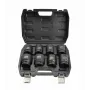Zestaw nasadek udarowych AWTOOLS Black Line 3/4 cala, 8-częściowy, 24-38 mm, krótkie, Cr-Mo
