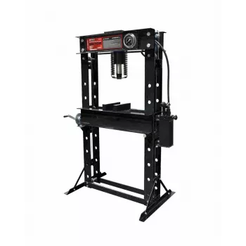 AWTOOLS 50-Ton Hydraulic Floor Press with Pressure Gauge and 880 mm Working Range
