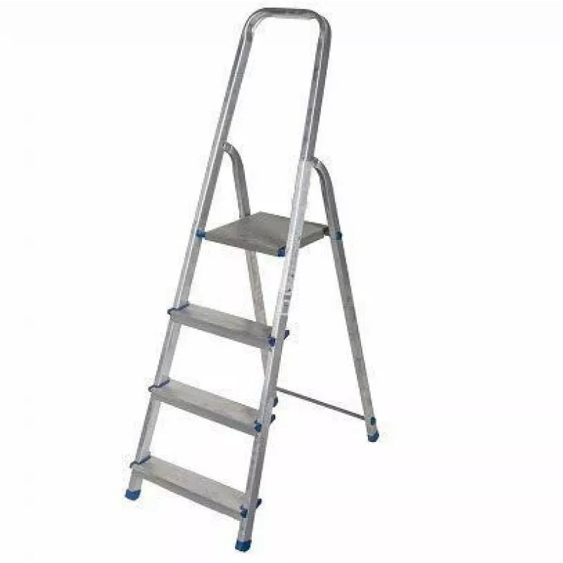 AWTOOLS Aluminum Ladder 4 Steps 150 kg