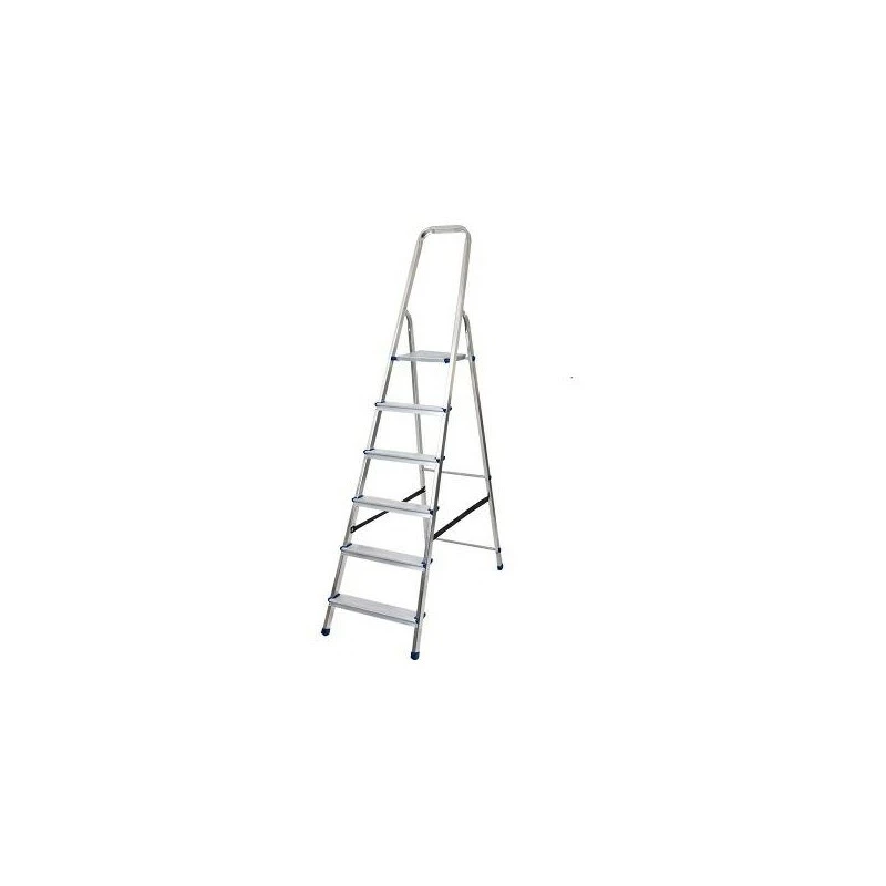 AWTOOLS Aluminum Ladder 6 Steps 150 kg