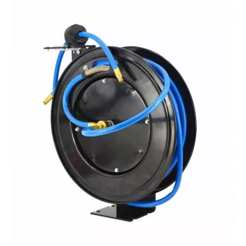 AWTOOLS Automatyczny zwijacz węża 15m 10x16mm Wąż wzmocniony PVC Montaż ścienny