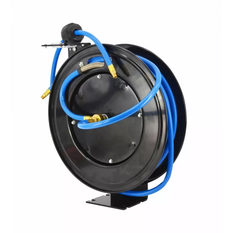 AWTOOLS Automatyczny zwijacz węża 15m 10x16mm Wąż wzmocniony PVC Montaż ścienny