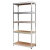 AWTOOLS AW Regał 5 półek 200x90x40 nośność 250kg / 5.0mm - montaż szybki wciskany