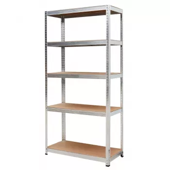 AWTOOLS AW Regał 5 półek 200x90x40 nośność 250kg / 5.0mm - montaż szybki wciskany