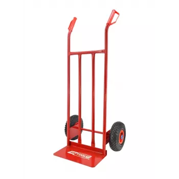 AWTOOLS AW Wózek magazynowy 2 koła 200kg Wózek ręczny z oponami pneumatycznymi, stalowa rama, niebieski/czarny