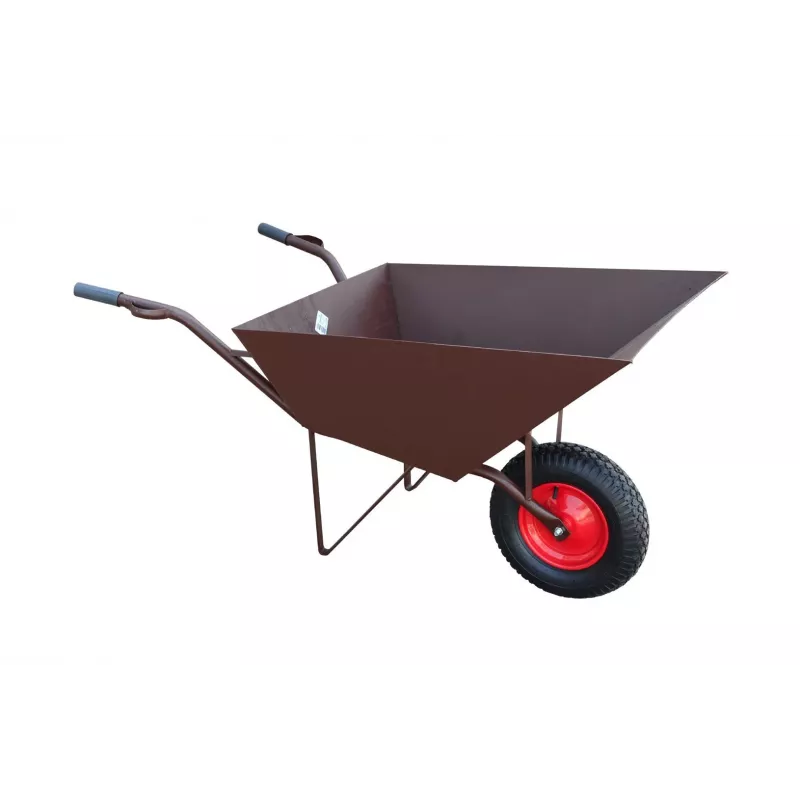 AWTOOLS AW00038 Wózek ogrodowy / Taczka 100L 200kg 4-kołowy wywrotka zielony