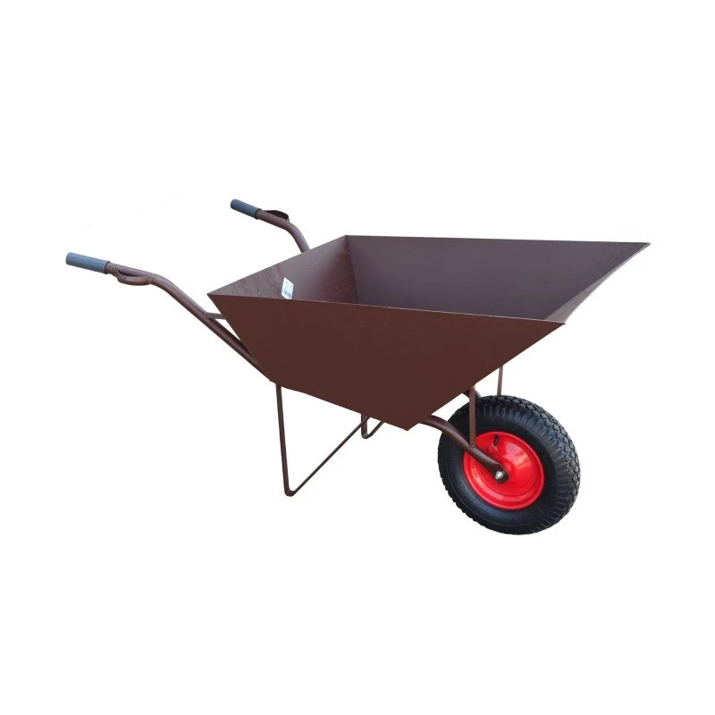 AWTOOLS AW00038 Wózek ogrodowy / Taczka 100L 200kg 4-kołowy wywrotka zielony