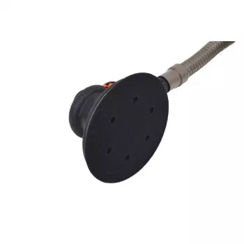 AWTOOLS AW10311BL Pneumatyczny mimośrodowy szlifierka oscylacyjna 150 mm 6 cali Szlifierka powietrzna z rzepem, tylnym wylotem, wbudowanym regulatorem, 10 000 obr./min, 90 PSI, w zestawie worek na pył i klucz