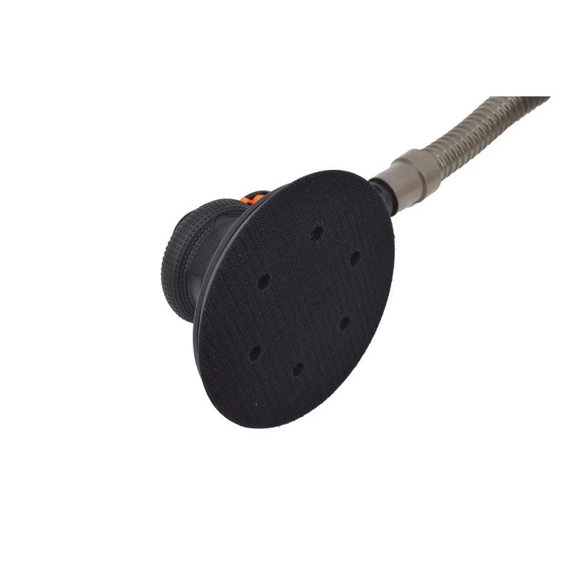 AWTOOLS AW10311BL Pneumatyczny mimośrodowy szlifierka oscylacyjna 150 mm 6 cali Szlifierka powietrzna z rzepem, tylnym wylotem, wbudowanym regulatorem, 10 000 obr./min, 90 PSI, w zestawie worek na pył i klucz