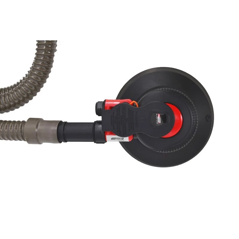 AWTOOLS AW10311BL Pneumatyczny mimośrodowy szlifierka oscylacyjna 150 mm 6 cali Szlifierka powietrzna z rzepem, tylnym wylotem, wbudowanym regulatorem, 10 000 obr./min, 90 PSI, w zestawie worek na pył i klucz