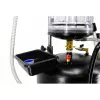 AWTOOLS AW10415BL Ręczna pompa obrotowa do oleju do beczek 200L, 20 L/min, żeliwo, teleskopowa rura ssąca, 2 inch BSP